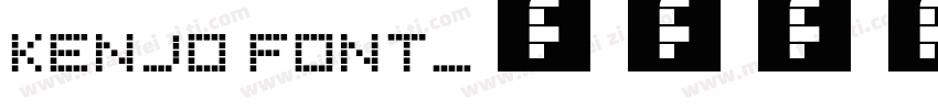Kenjo Fonts字体转换
